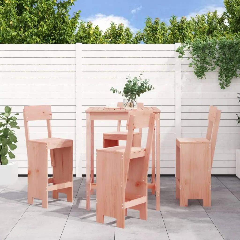 Ensemble de bar de jardin 5 pcs bois massif de Douglas vidaXL 3157804
