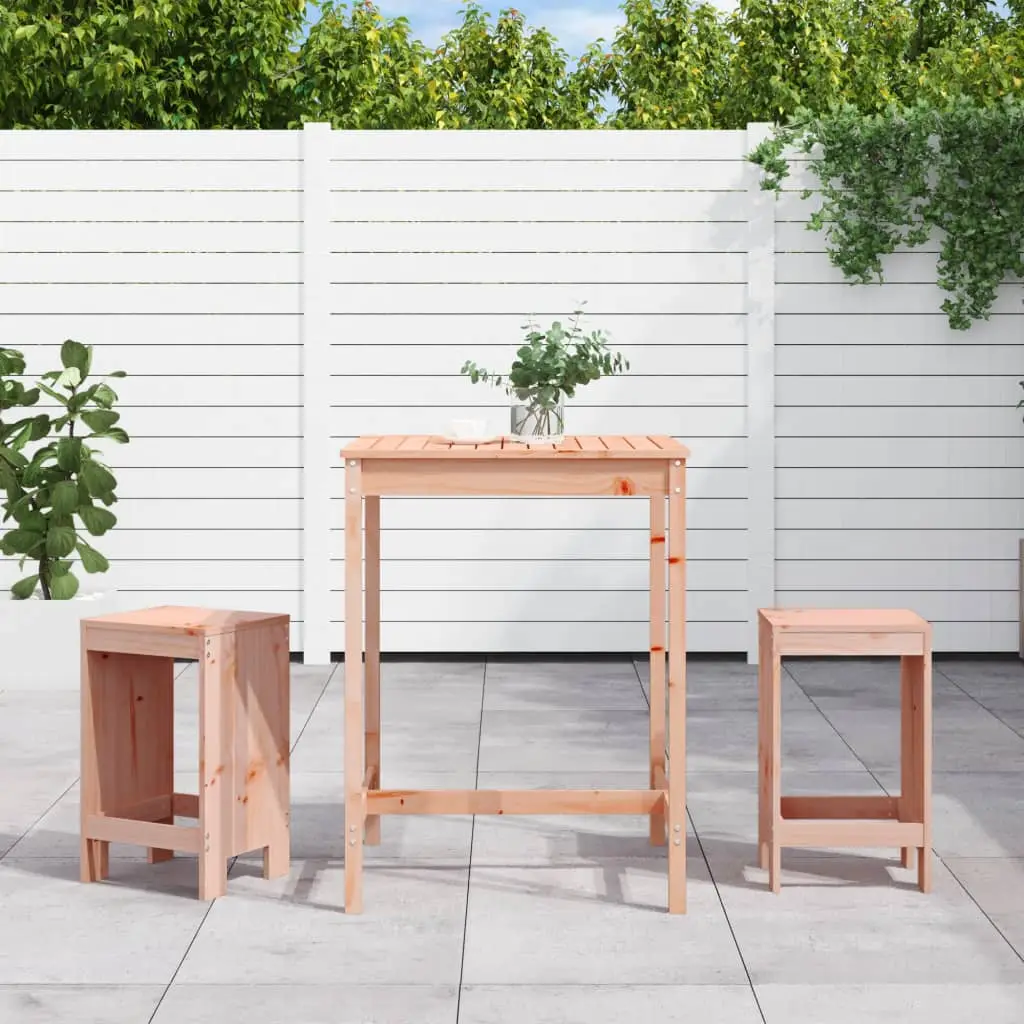 Ensemble de bar de jardin 3 pcs bois massif de Douglas vidaXL 3157738