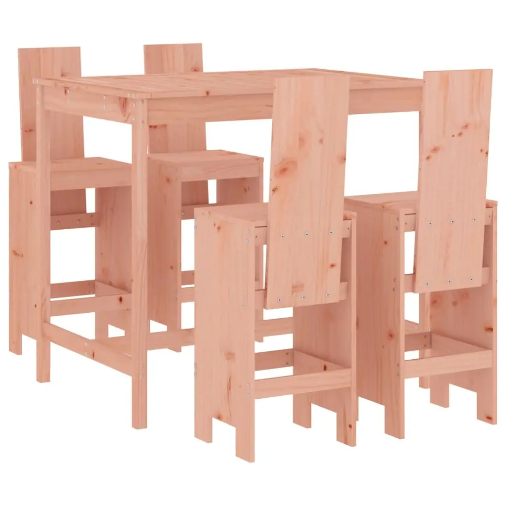 Ensemble de 5 pcs bar de jardin – Mobilier d’extérieur – Mobilier de jardin bois massif de Douglas-JU2214