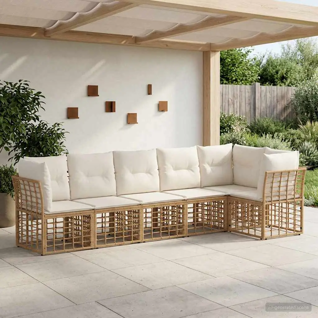 Ensemble de canapé de jardin polyrotin vidaXL 3437472