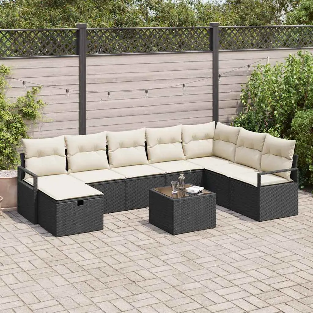 Ensemble de Canapés avec coussin 6 pcs polyrotin vidaXL 3360568