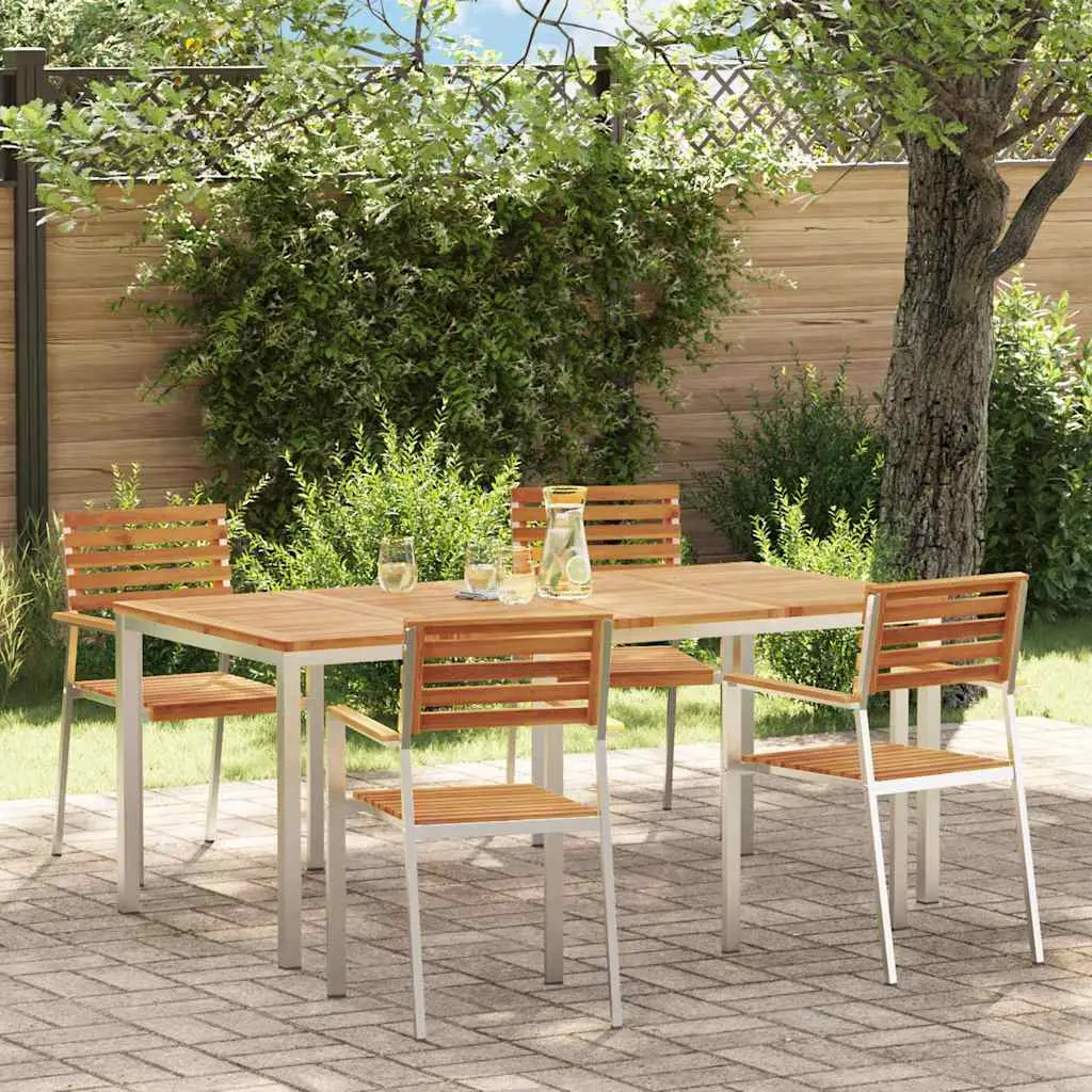 Ensemble de salle à manger pour jardin 5 pcs vidaXL 3334777