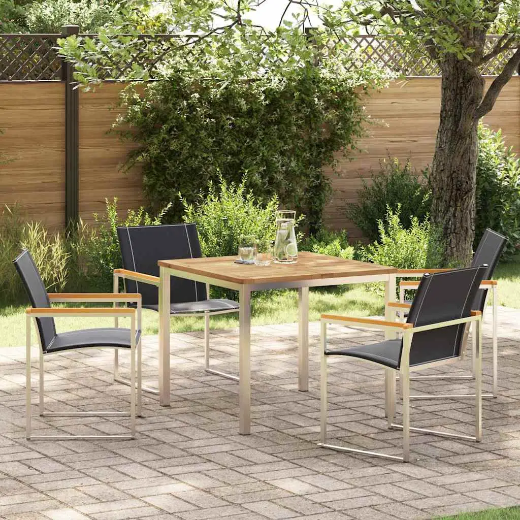 Ensemble de salle à manger pour jardin 5 pcs vidaXL 3334814