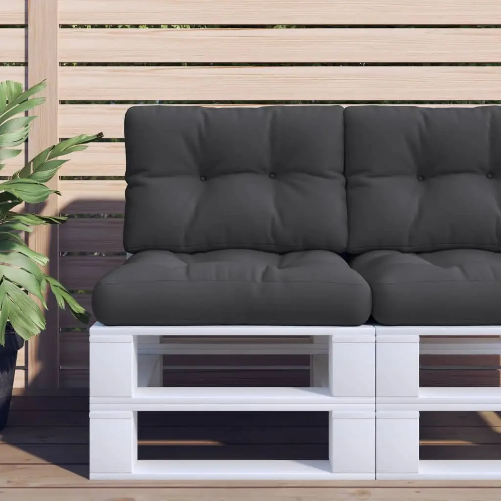 Ensemble Coussins de Palette Tissu Imperméable pour Salon de Jardin Intérieur Extérieur Noir – ComfortXL Outdoor Living