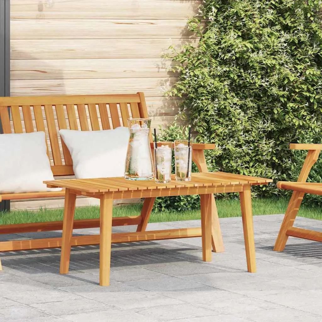 Ensemble de repas extérieur Marron Bois d’Acacia Massif vidaXL 367816 Marron