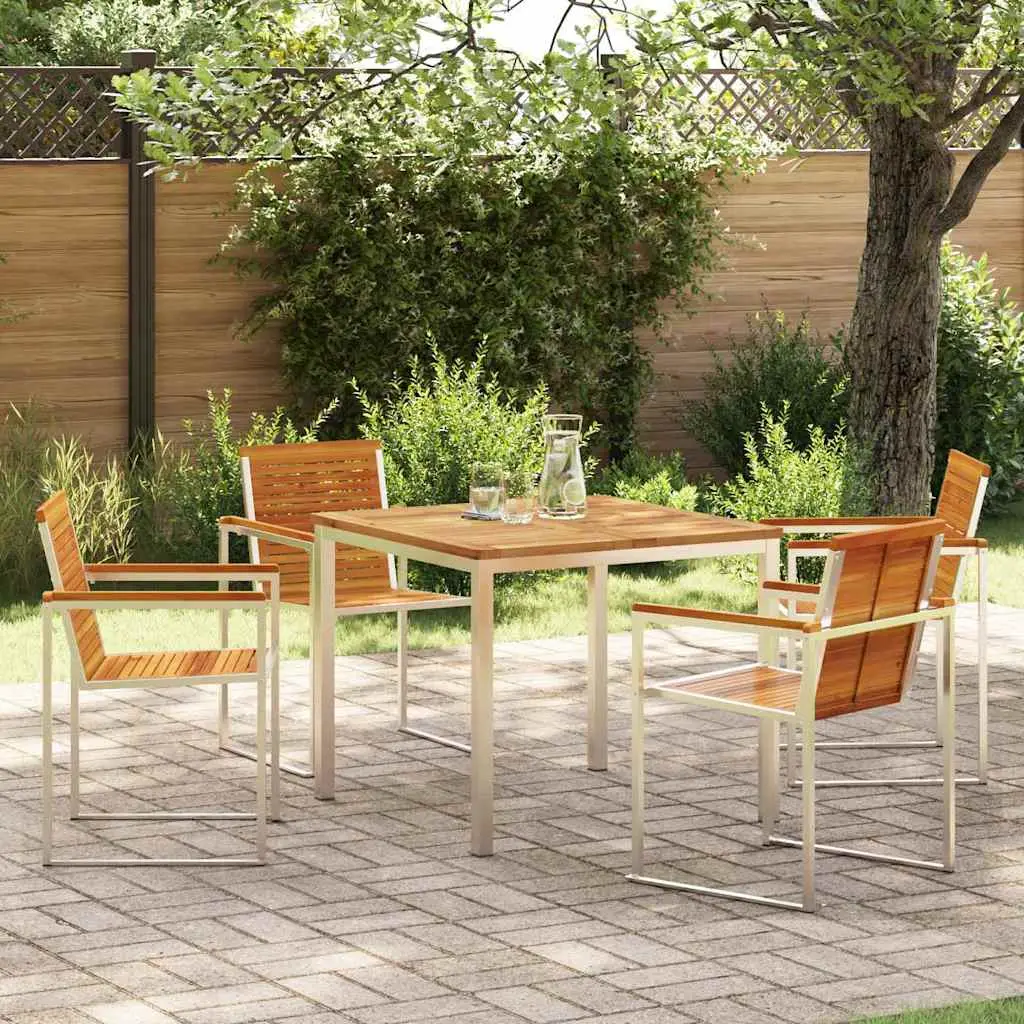 Ensemble de salle à manger pour jardin 5 pcs vidaXL 3334806