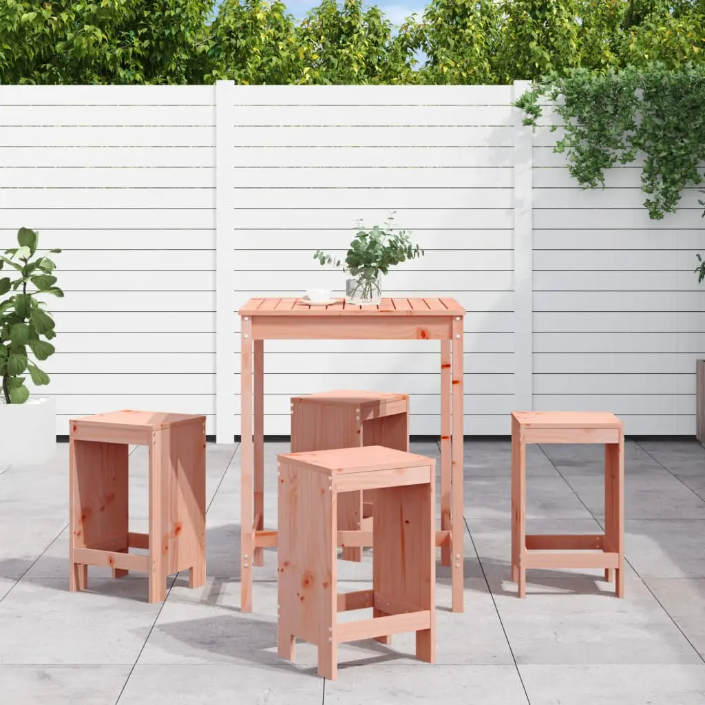 Ensemble de bar de jardin 5 pcs bois massif de Douglas vidaXL 3157744