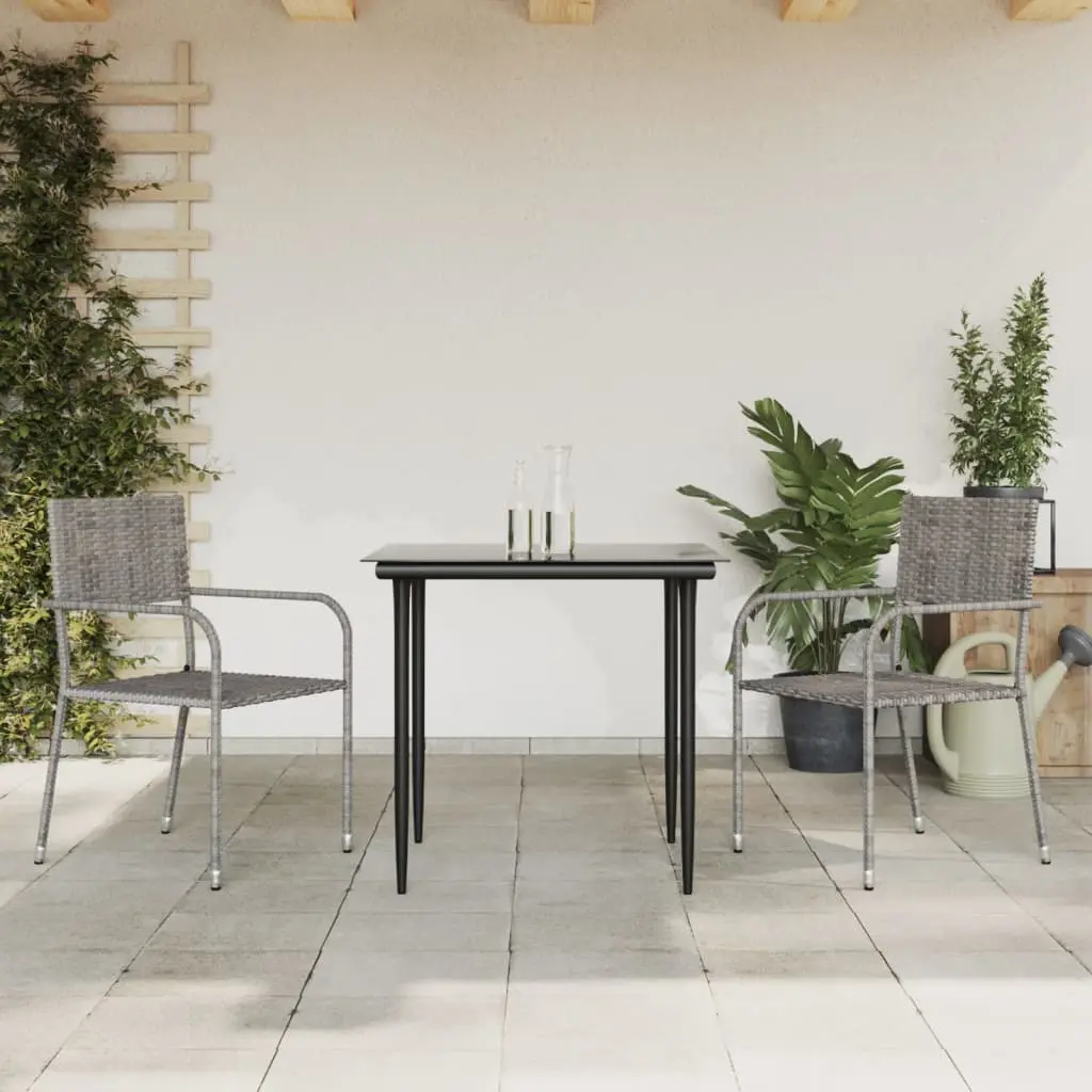 Ensemble de jardin Gris 80 X 80 cm – Prolenta Premium