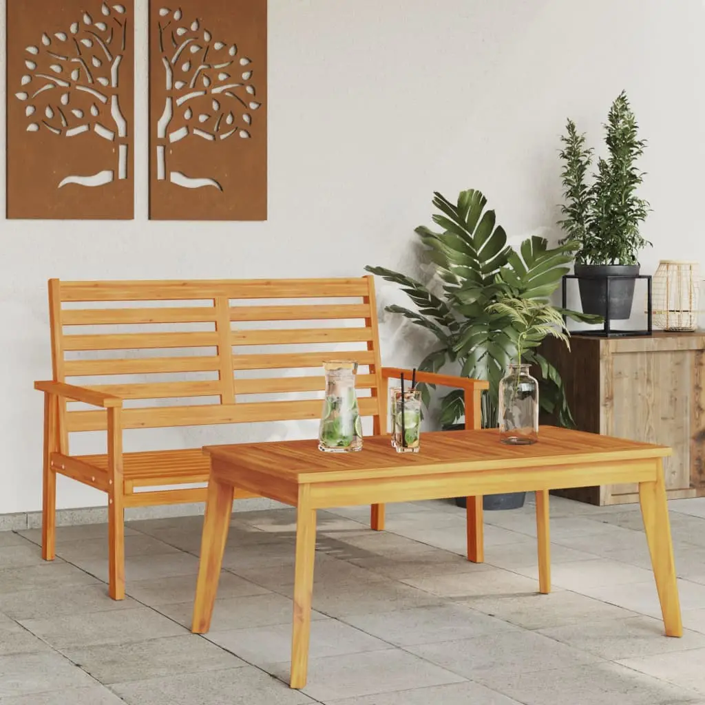 Ensemble de jardin bois massif d’acacia vidaXL 366380