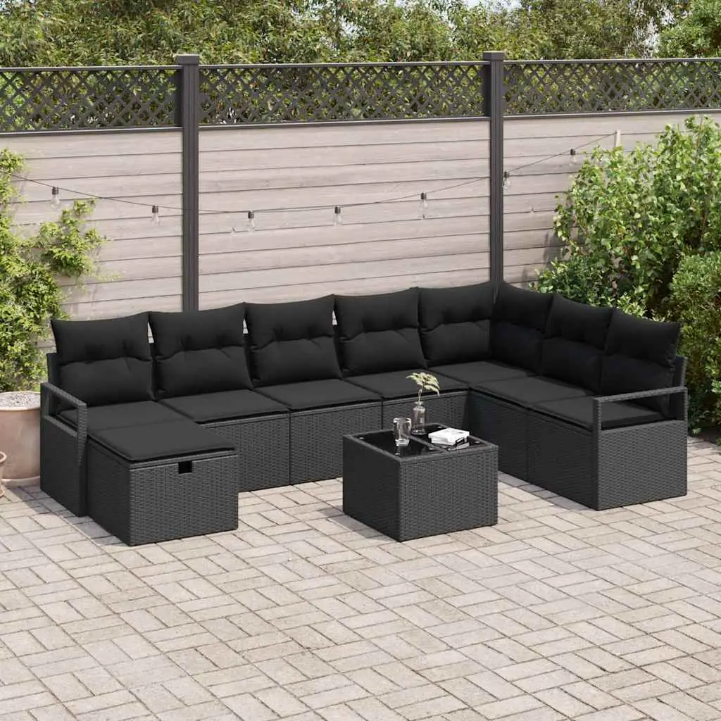 Ensemble de Canapés avec coussin 6 pcs polyrotin vidaXL 3360574