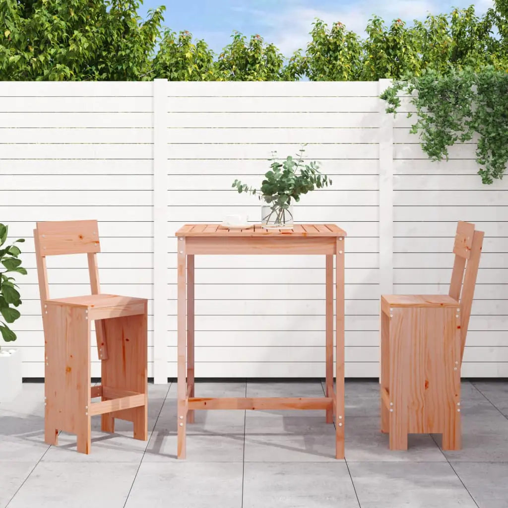 Ensemble de bar de jardin 3 pcs bois massif de Douglas vidaXL 3157798