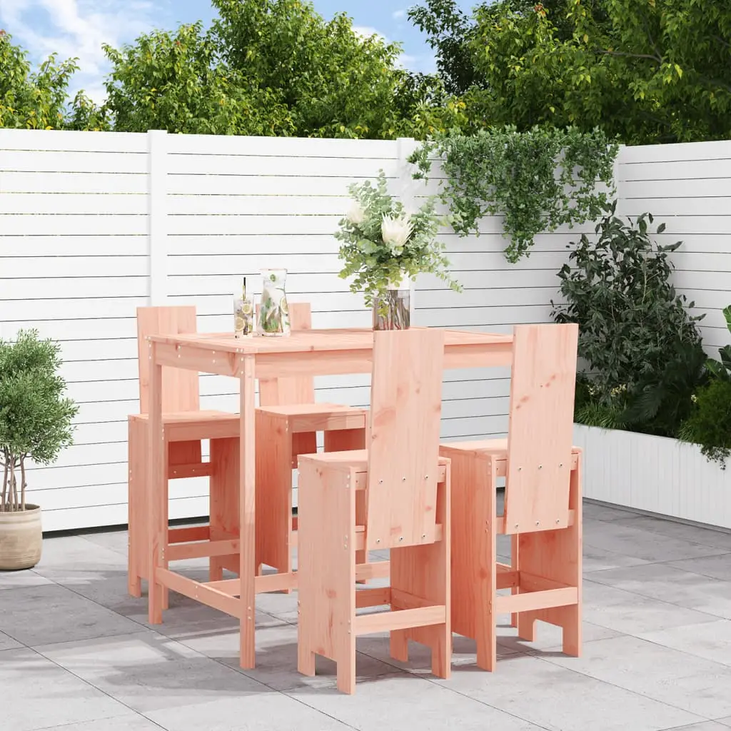 Ensemble de bar de jardin 5 pcs bois massif de Douglas vidaXL 3157780