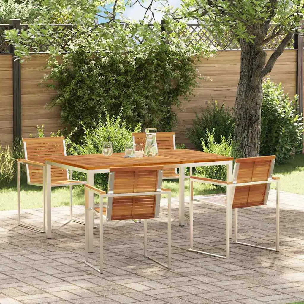 Ensemble de salle à manger pour jardin 5 pcs vidaXL 3334807
