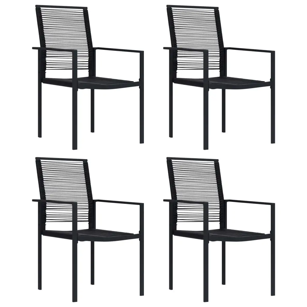 Ensemble de 5 pcs table de jardin avec chaises – mobilier de jardin-JU3089