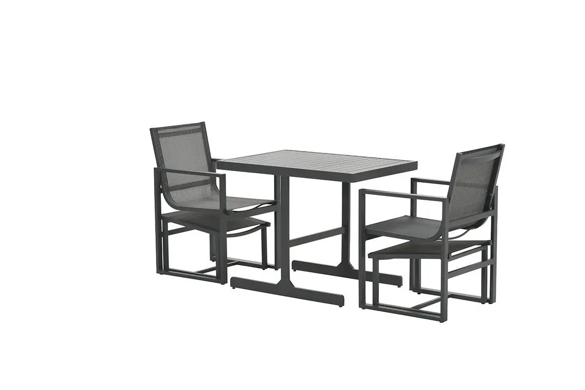 Ensemble de balcon Alabama – gris foncé alu
