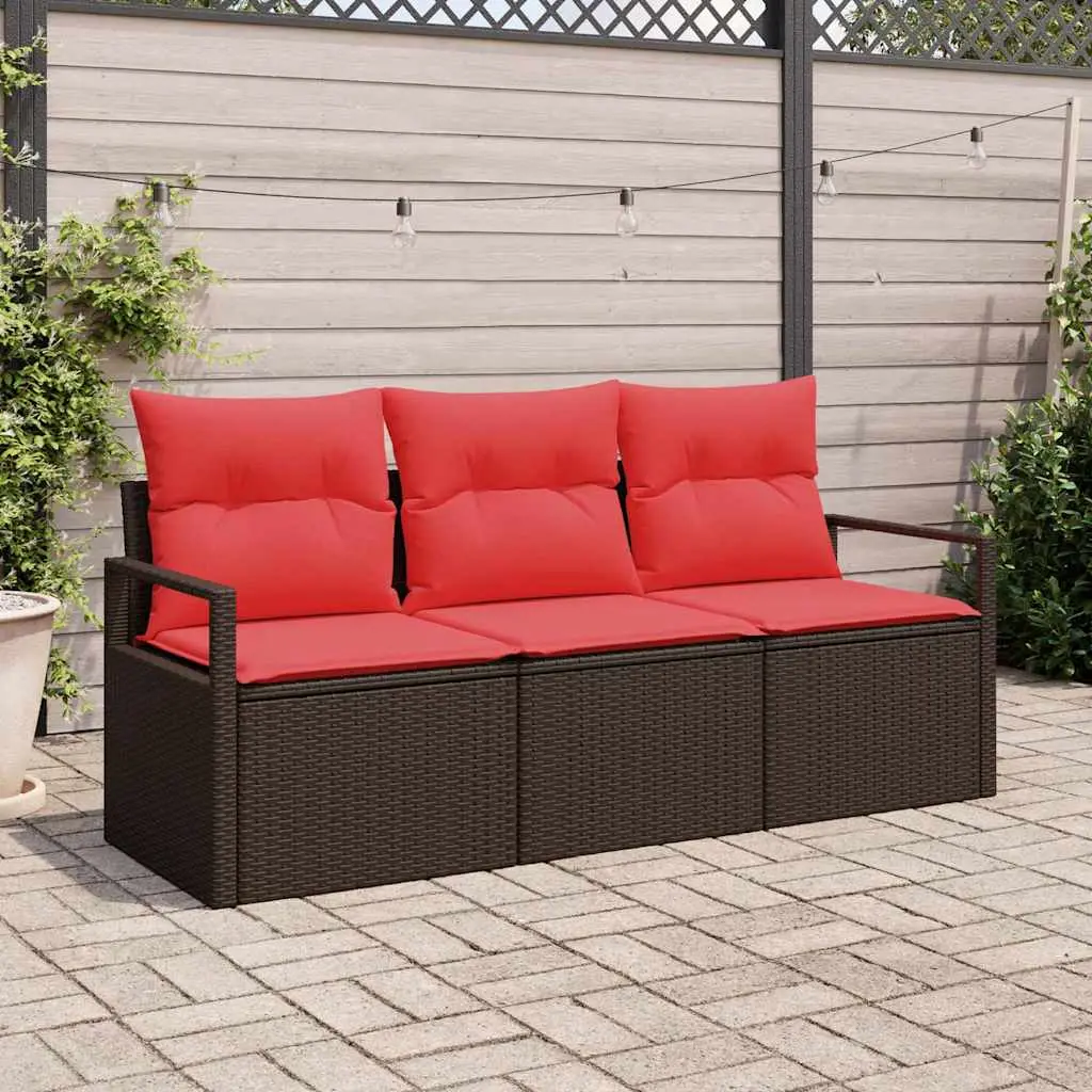 Ensemble de Canapés 3 pcs Marron polyrotin vidaXL 3346244