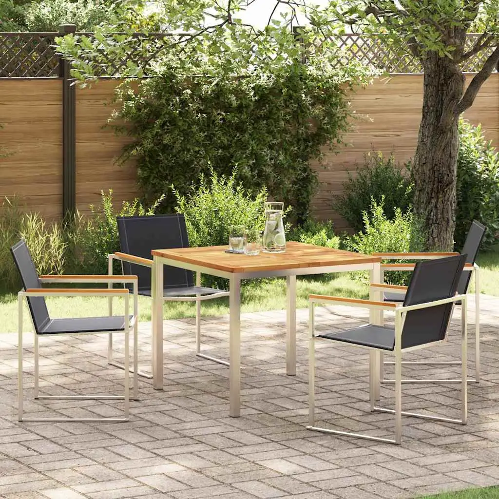 Ensemble de salle à manger pour jardin 5 pcs vidaXL 3334830