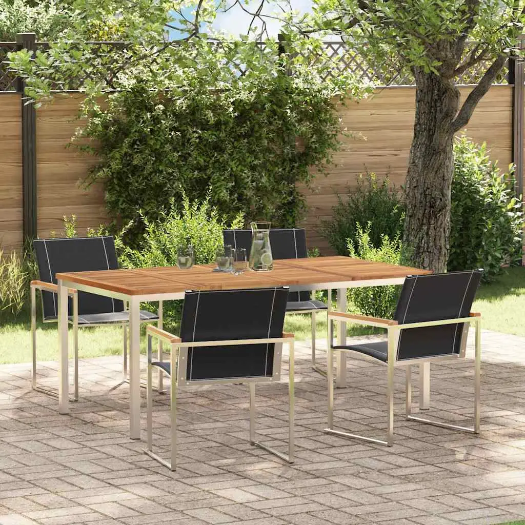 Ensemble de salle à manger pour jardin 5 pcs vidaXL 3334817