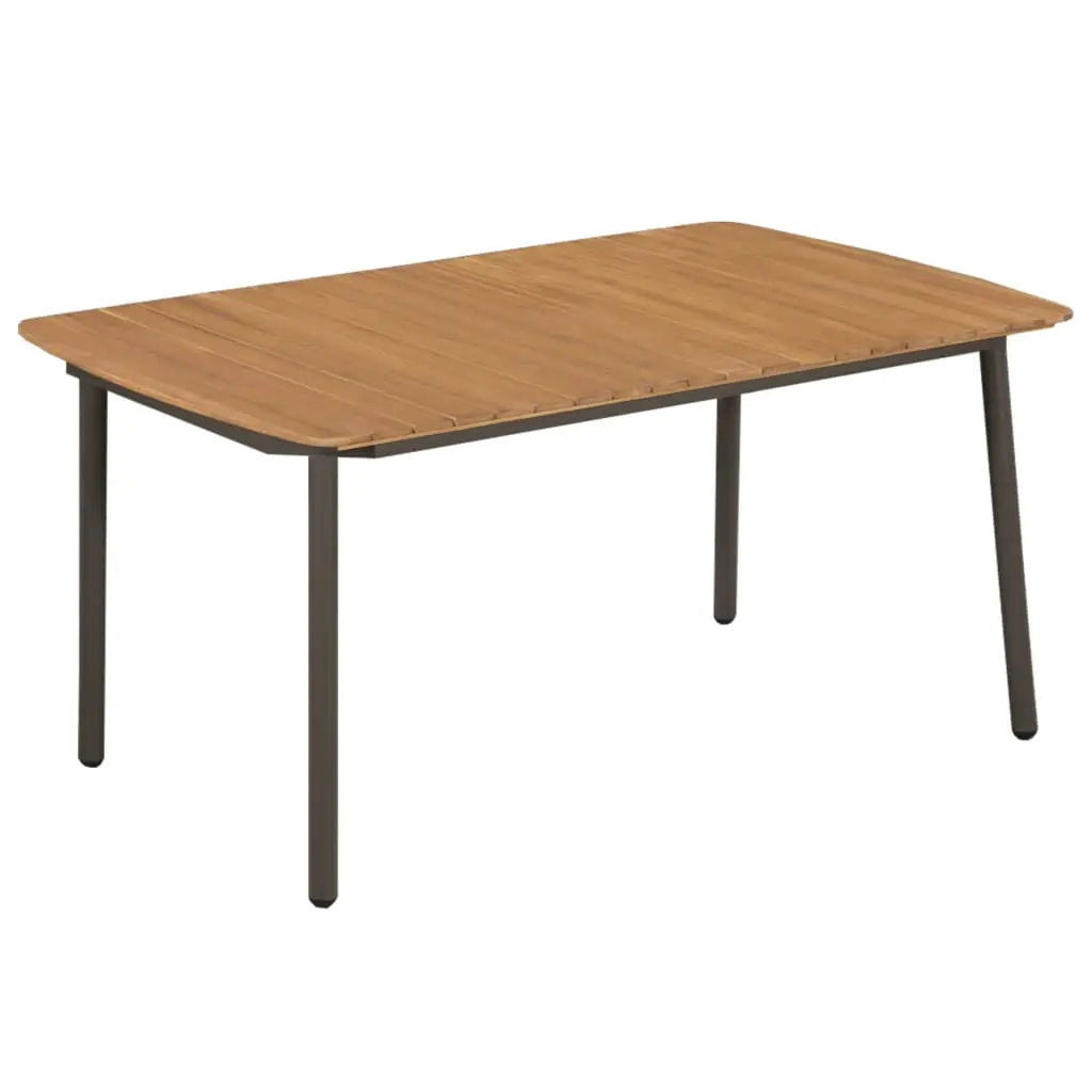 Ensemble de 5 pcs table de jardin avec chaises – mobilier de jardin Résine tressée Noir-JU2448