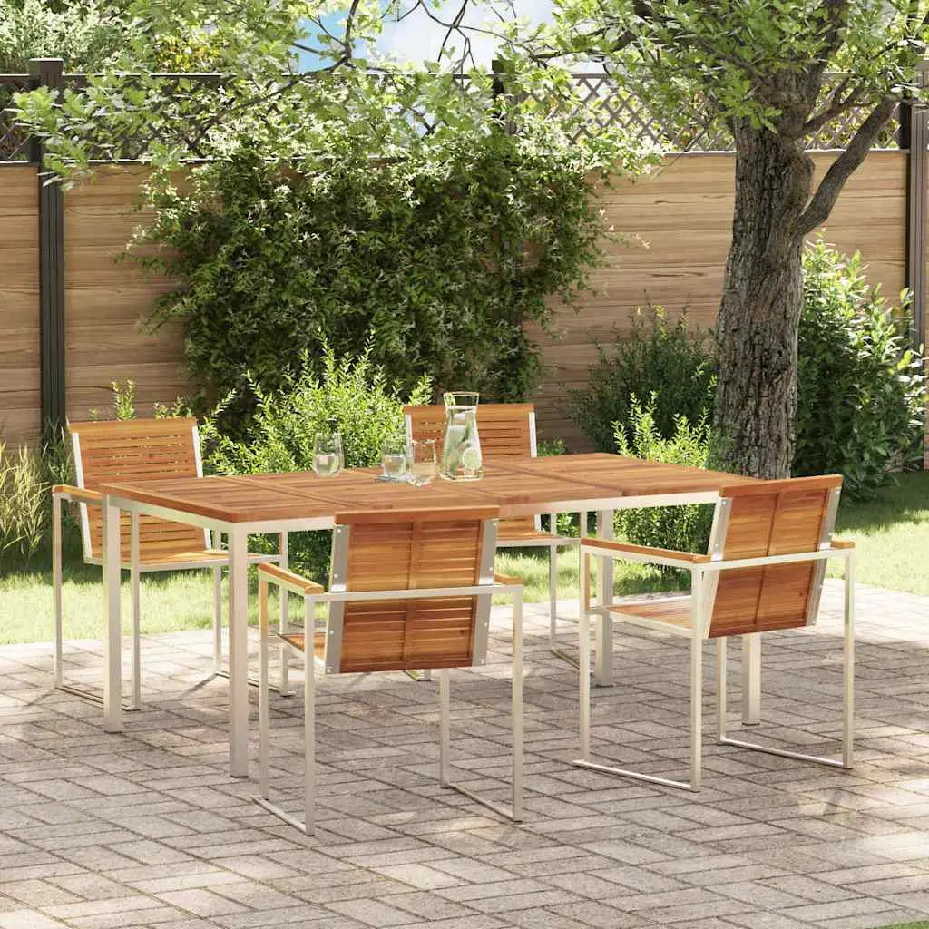 Ensemble de salle à manger pour jardin 5 pcs vidaXL 3334809