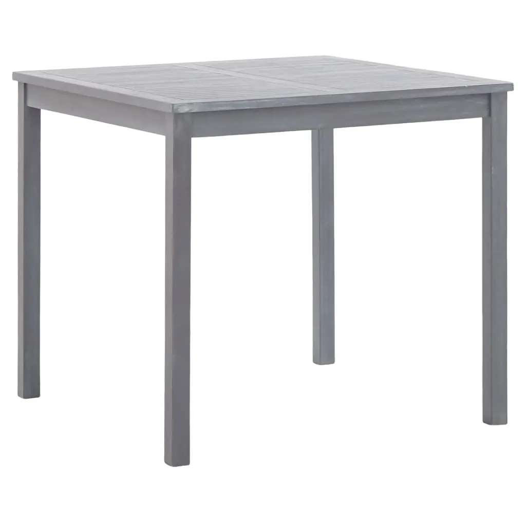 Ensemble de 5 pcs table de jardin avec chaises – mobilier de jardin Bois d’acacia massif Gris-JU2765