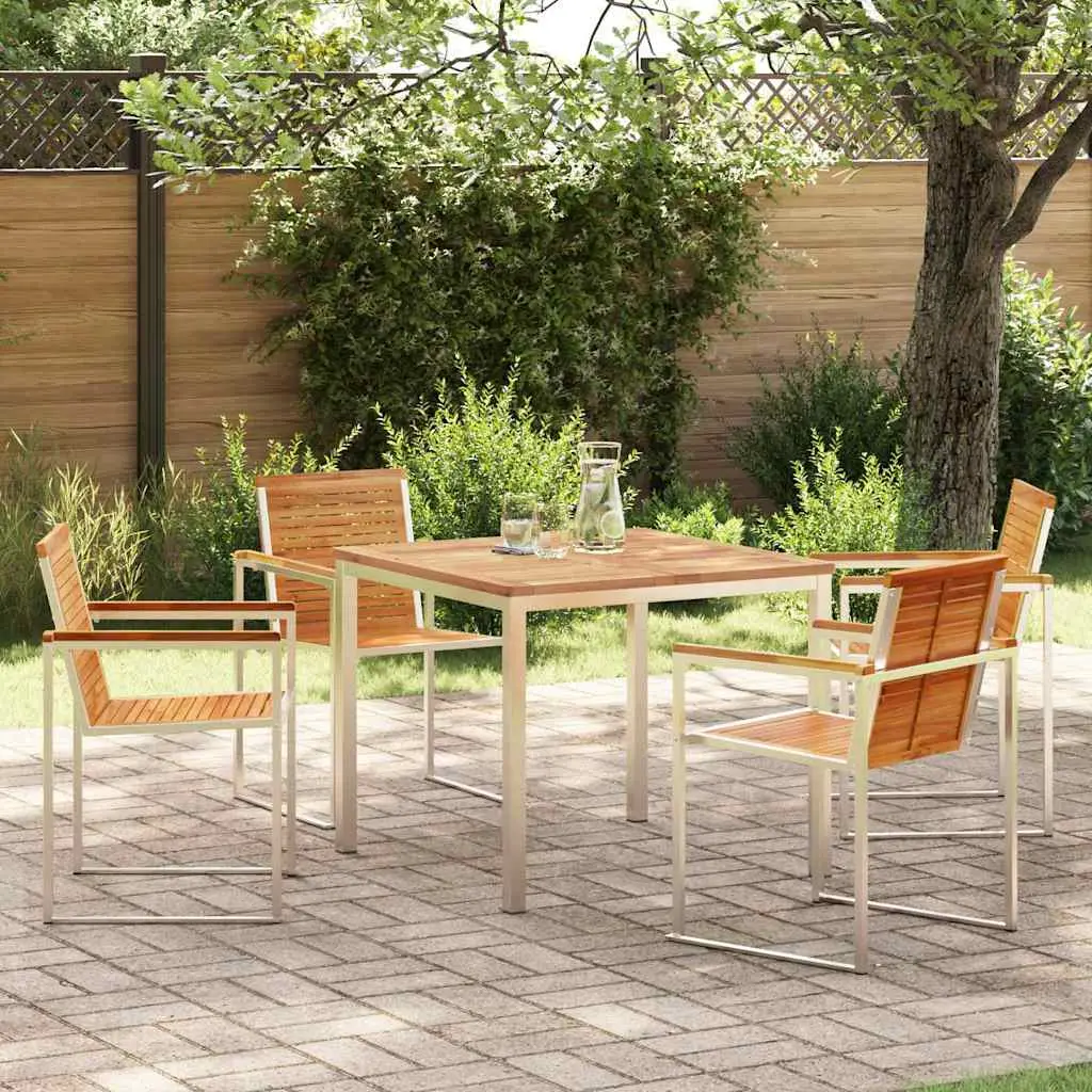 Ensemble de salle à manger pour jardin 5 pcs vidaXL 3334822