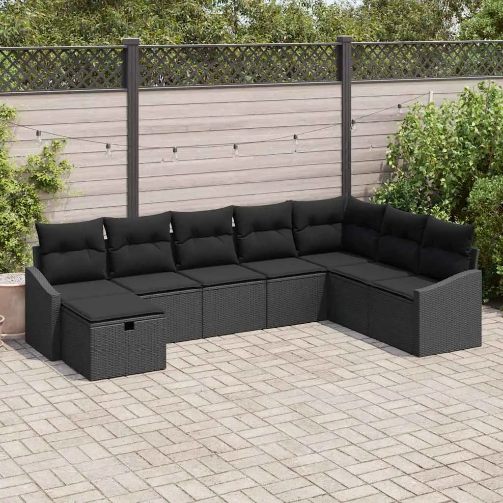 Ensemble de Canapés avec coussin 8 pcs polyrotin vidaXL 3360664