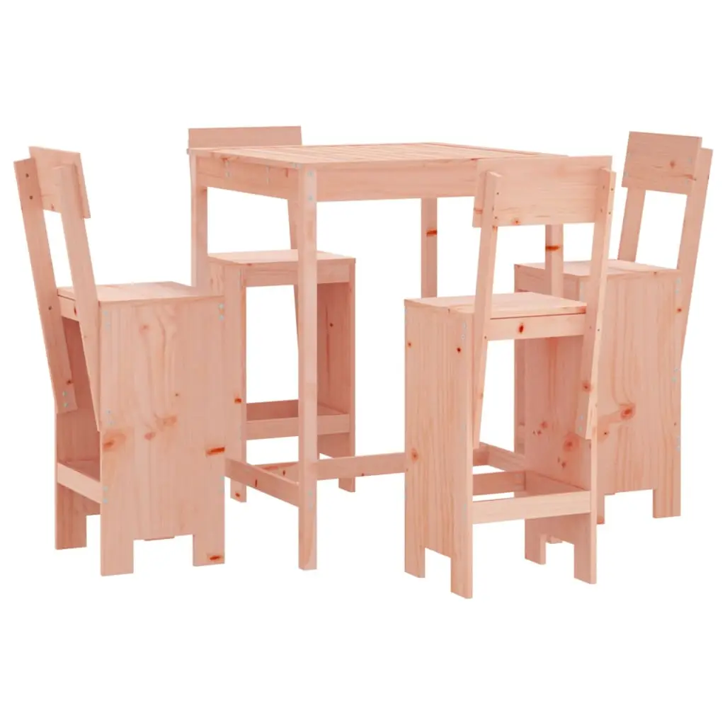 Ensemble de 5 pcs bar de jardin – Mobilier d’extérieur – Mobilier de jardin bois massif de Douglas-JU2189