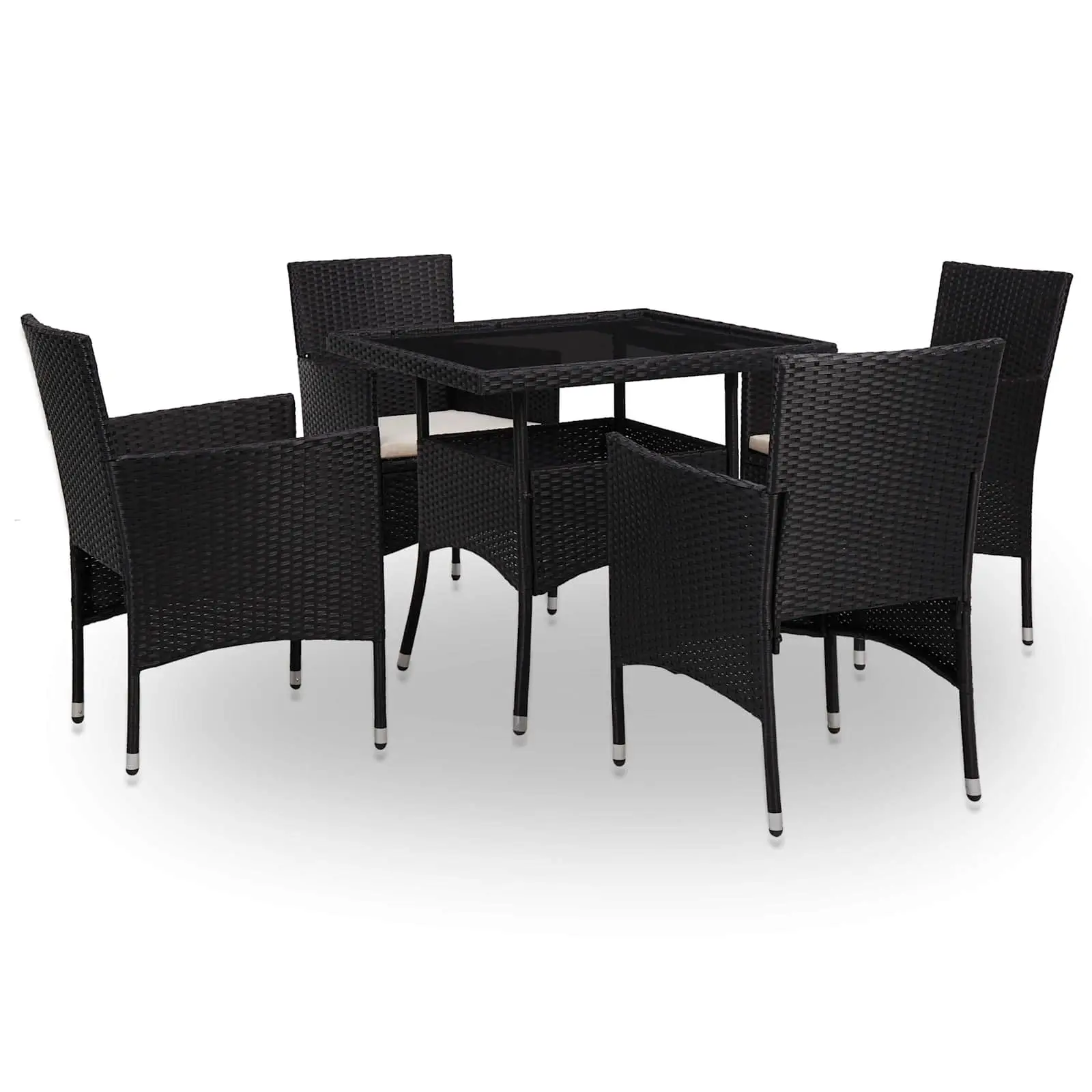 Ensemble de Mobilier 5 pcs Noir vidaXL 46173