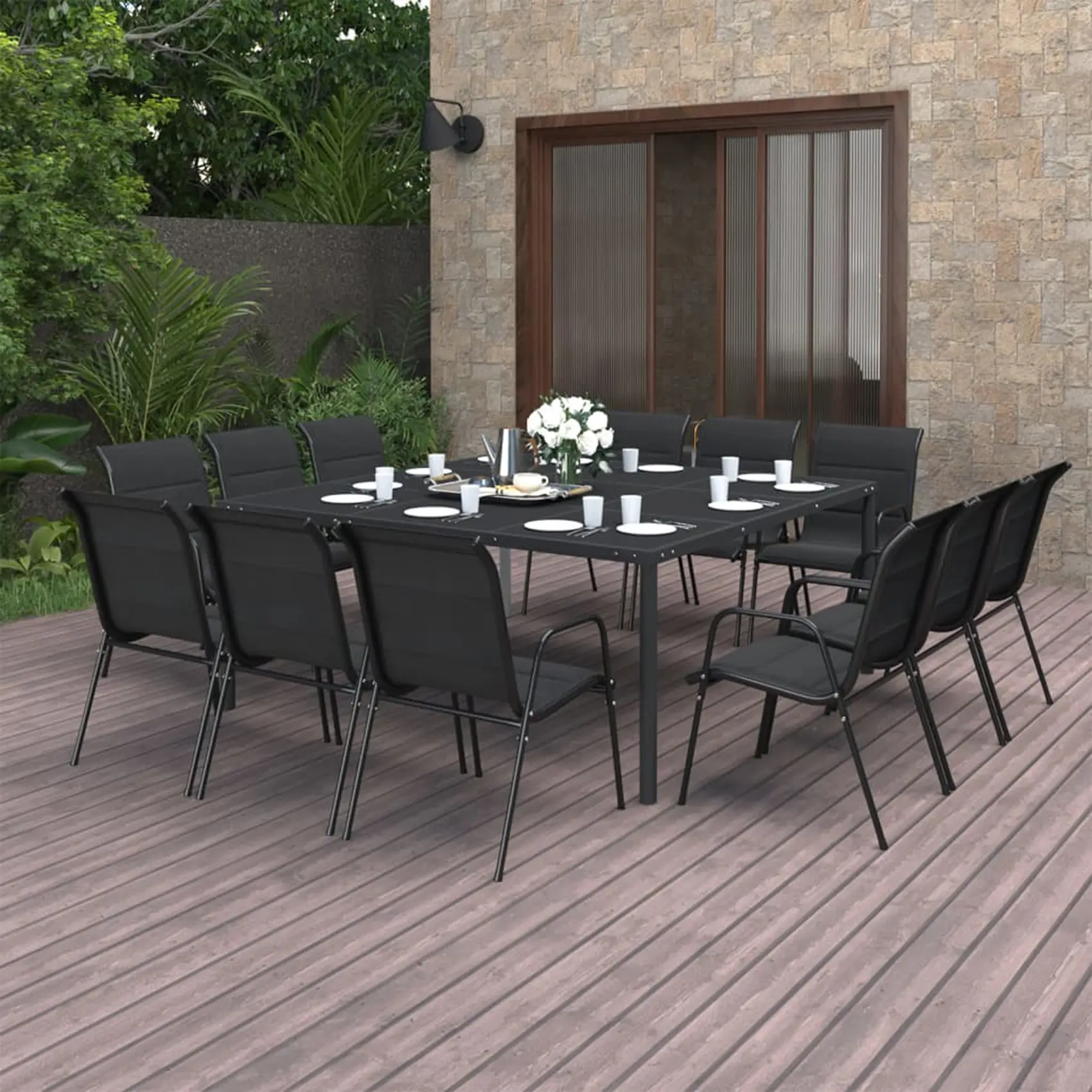 Ensemble de jardin chic et familial – vidaXL