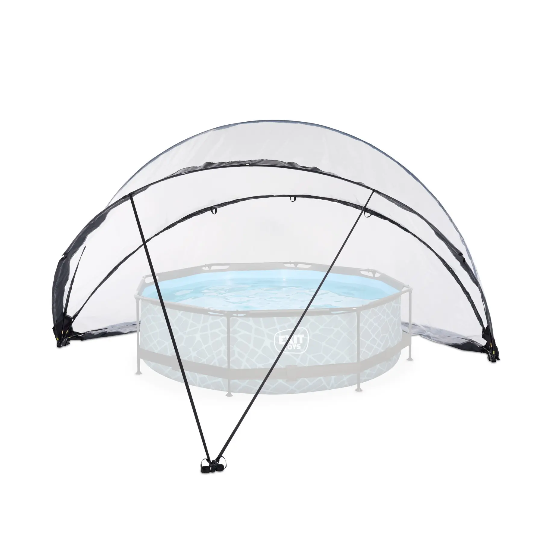 Exit Toys Domo de piscina bajo suelo Eco WHITE