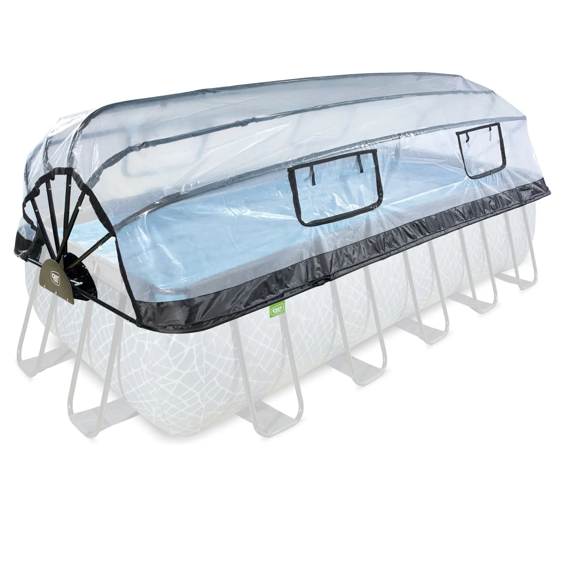 Exit Toys Cúpula de la piscina para niños 540 x 250 cm WHITE
