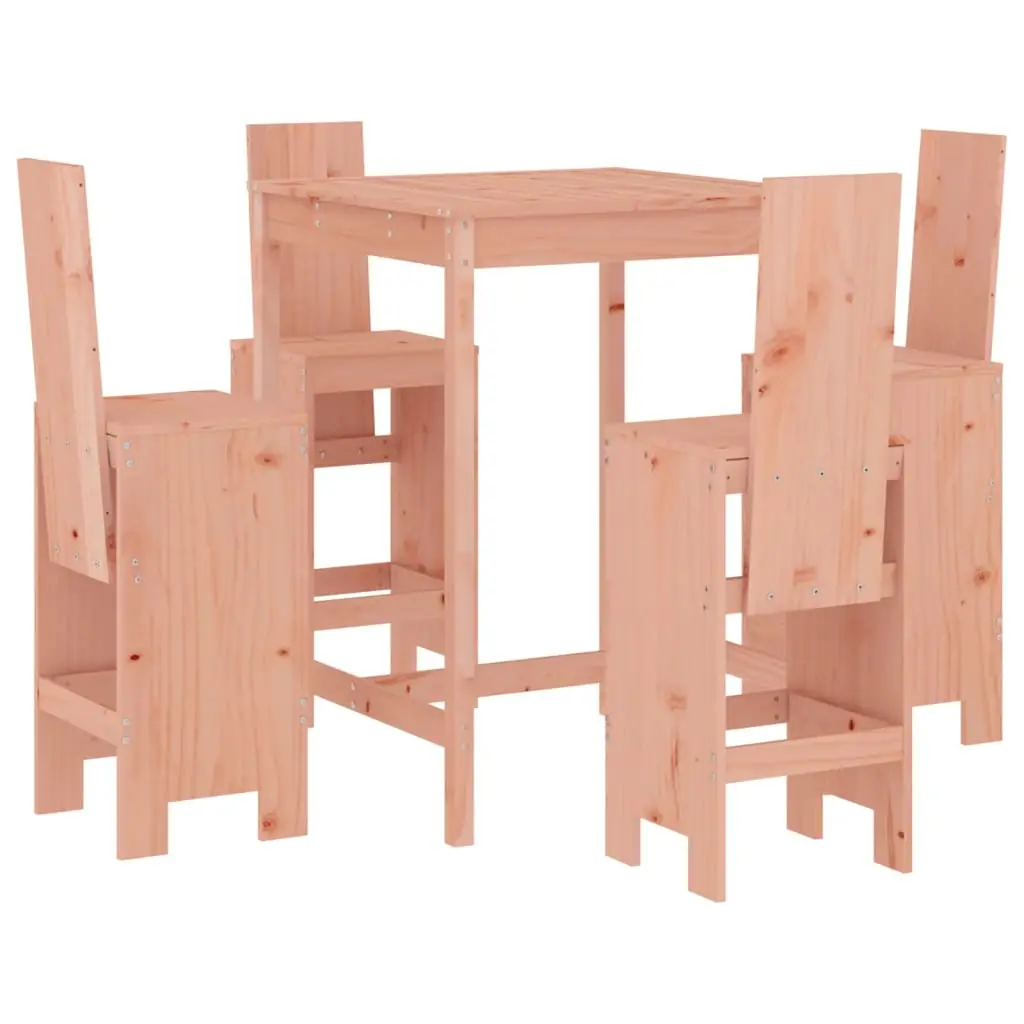 Ensemble de 5 pcs bar de jardin – Mobilier d’extérieur – Mobilier de jardin bois massif de Douglas-JU2154