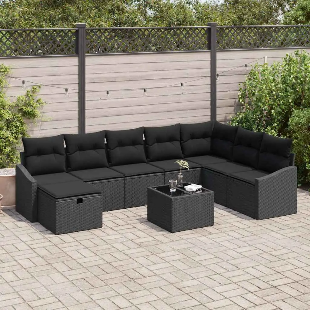 Ensemble de Canapés avec coussin 8 pcs polyrotin vidaXL 3360674