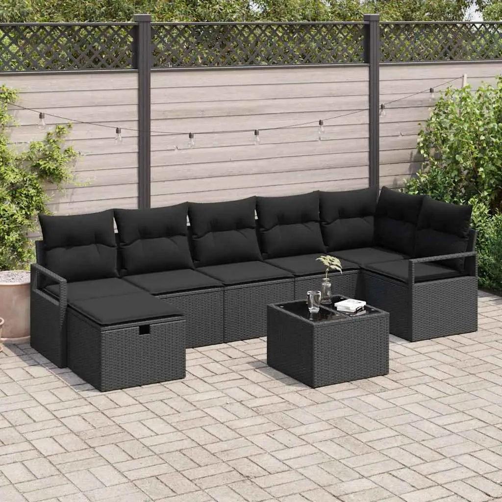 Ensemble de Canapés avec coussin 5 pcs polyrotin vidaXL 3360544