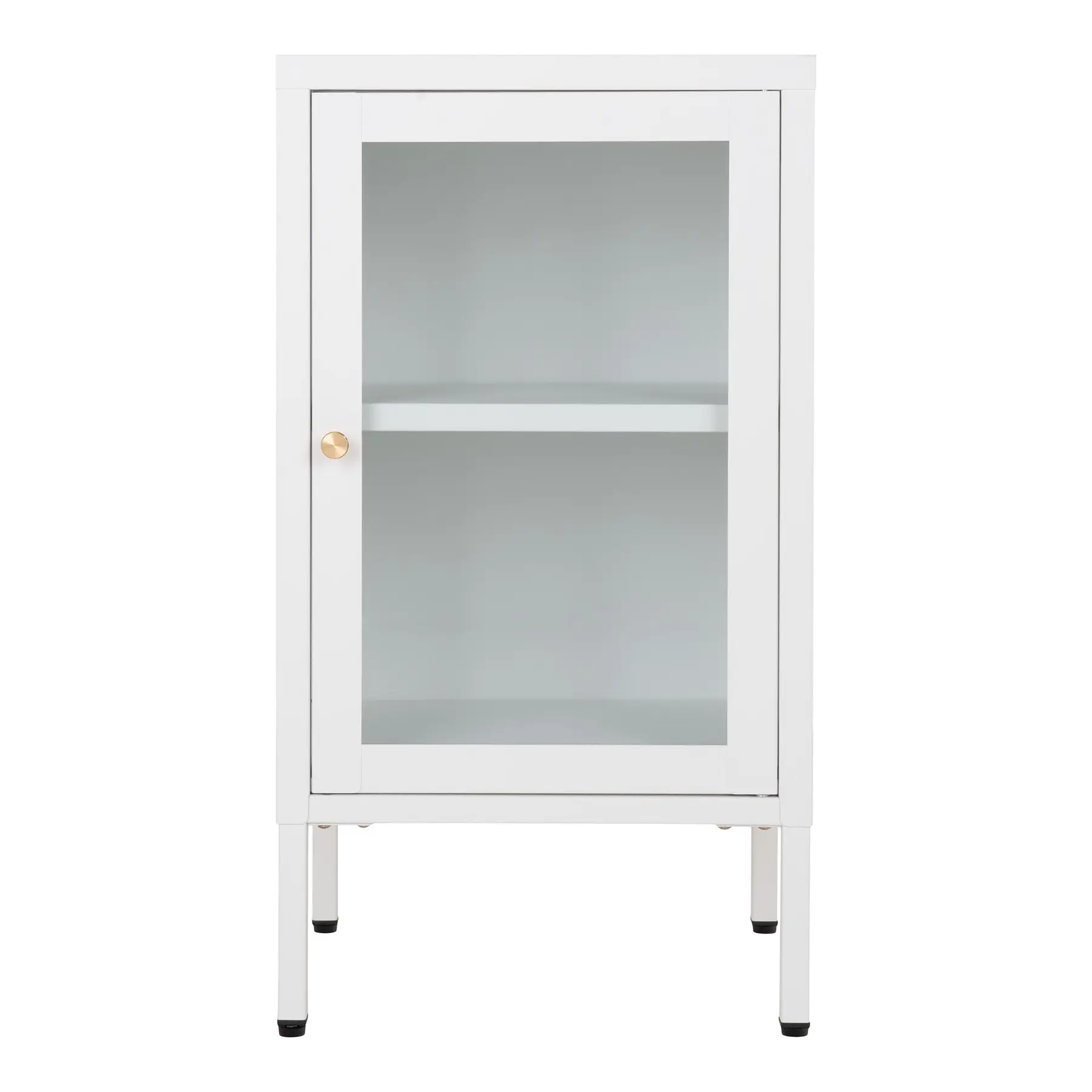 House Nordic Armario con puerta de cristal Dalby WHITE