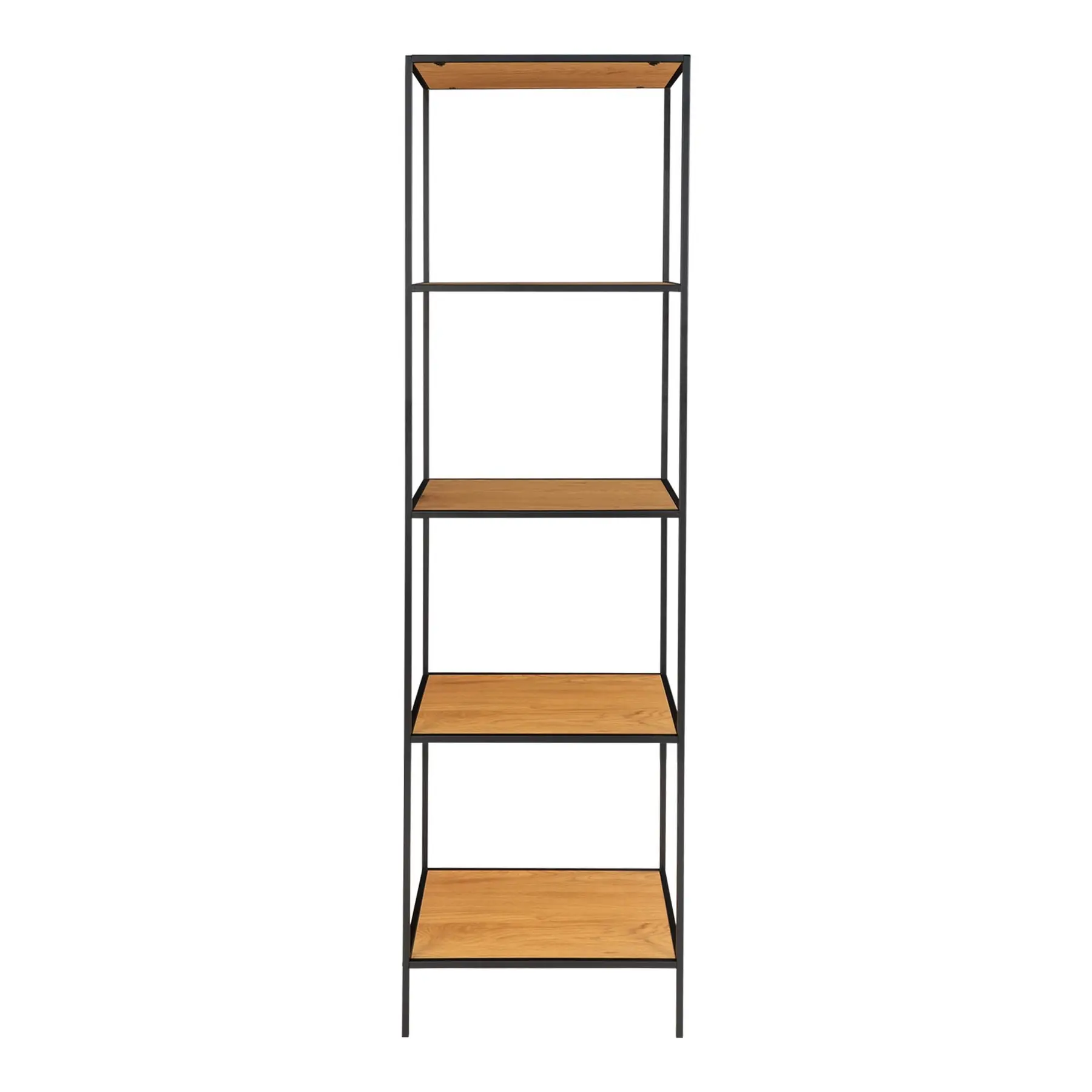House Nordic Estantería de 5 baldas de aspecto roble con patas Vita BEIGE