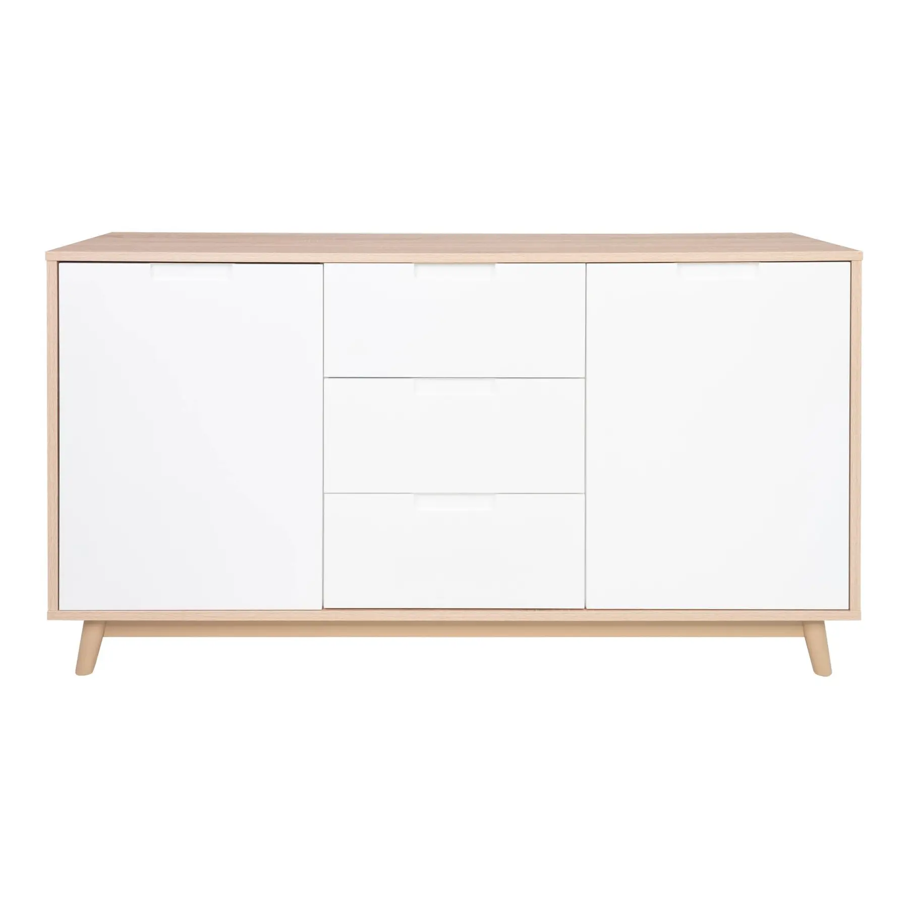 House Nordic Aparador con patas naturales Copenhagen WHITE