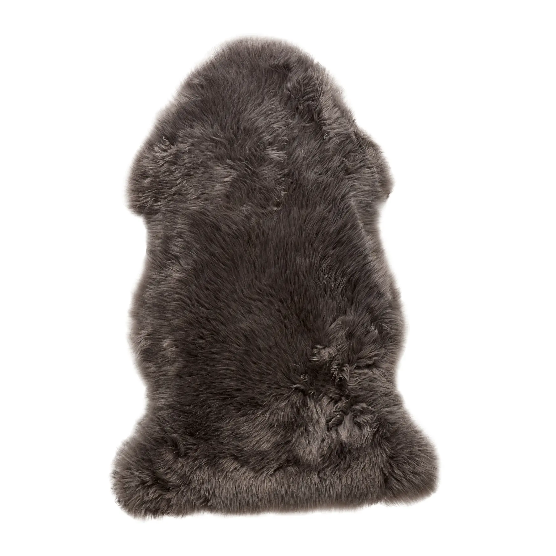 Hubsch Interior Alfombra de piel de oveja con pelo corto Prim GRAY