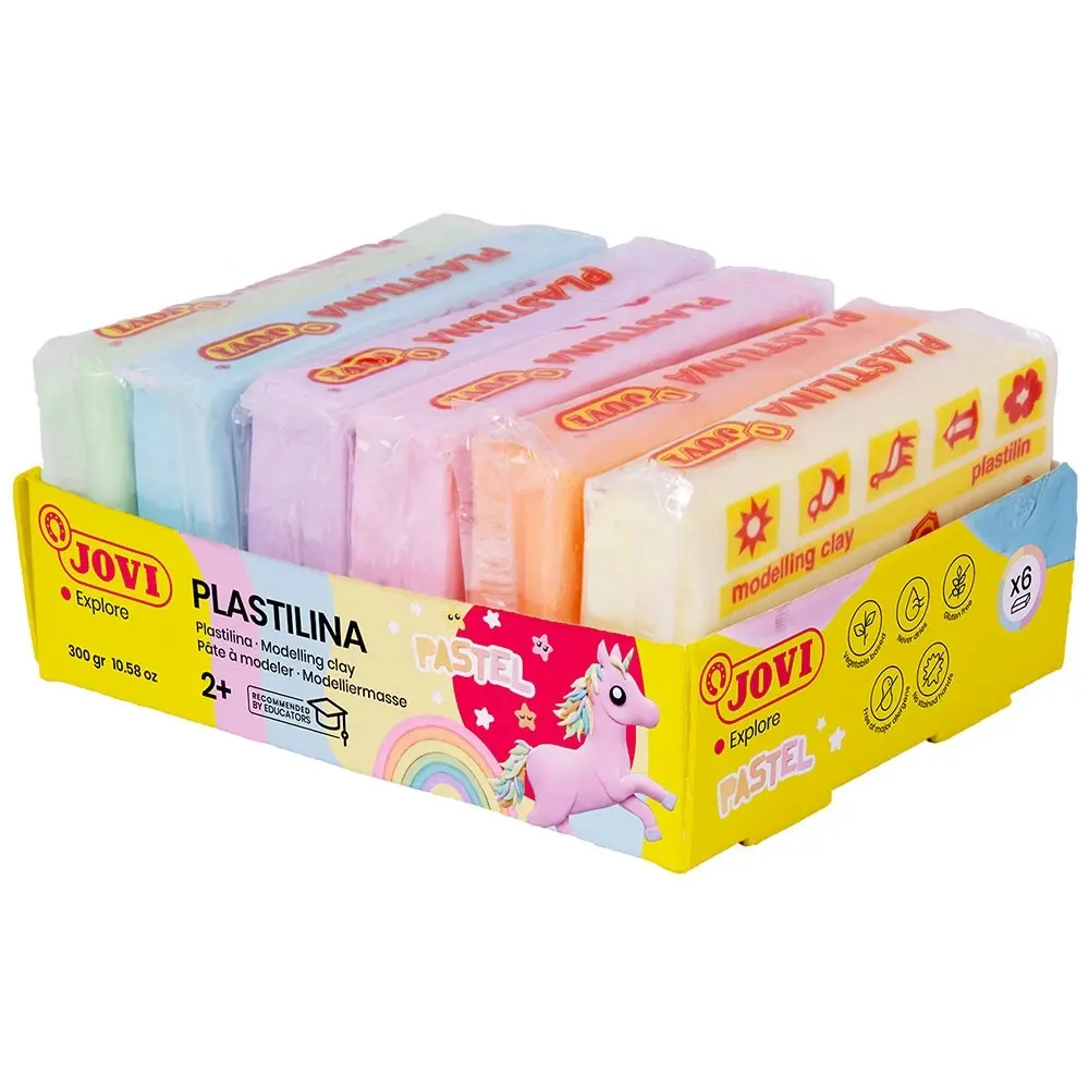 Jovi Pastel de plastilina Tacos (x6) MULTICOLOR
