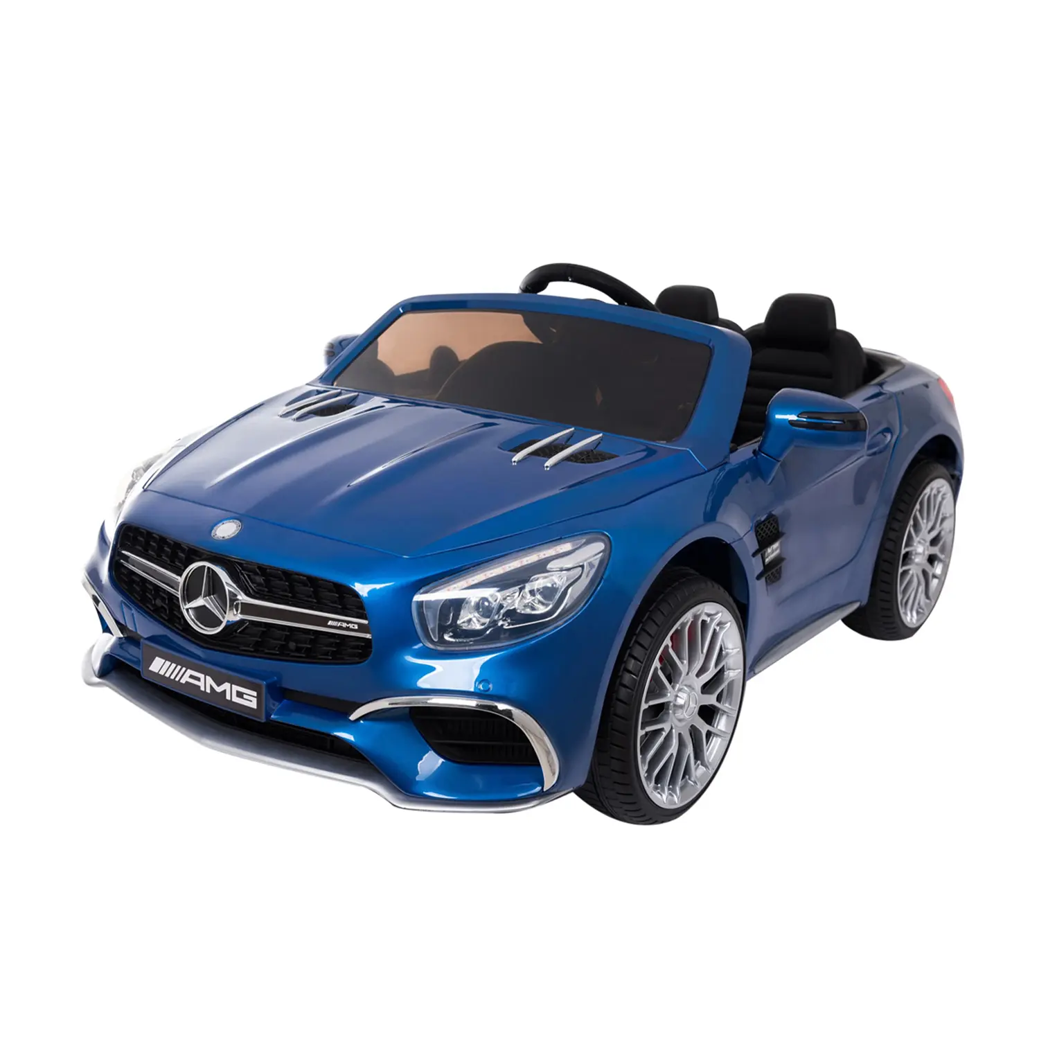 Kikkaboo Juegos de coches recargables Mercedes Benz SL500 Police BLUE