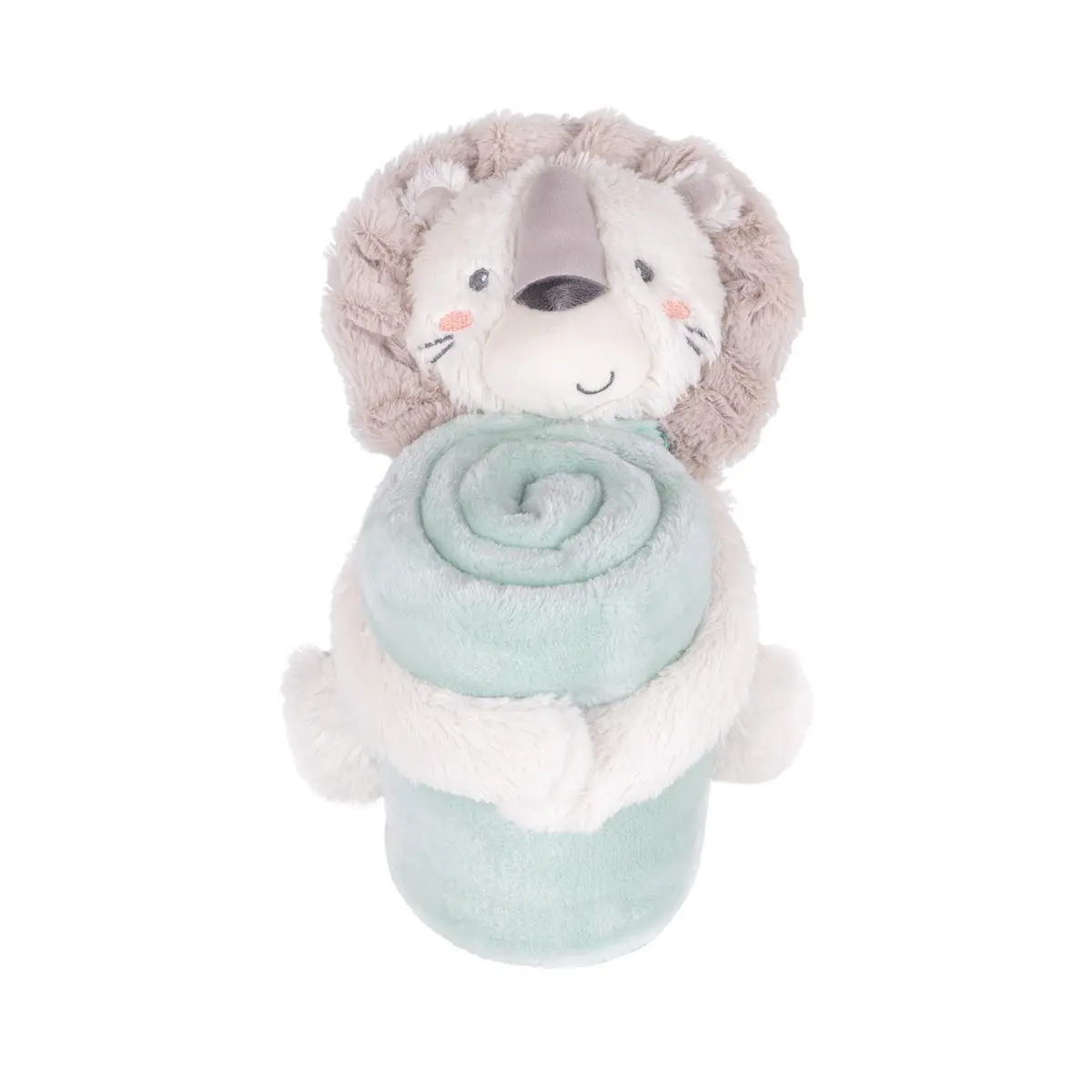 Kikkaboo Peluche con manta Jungle King MULTICOLOR
