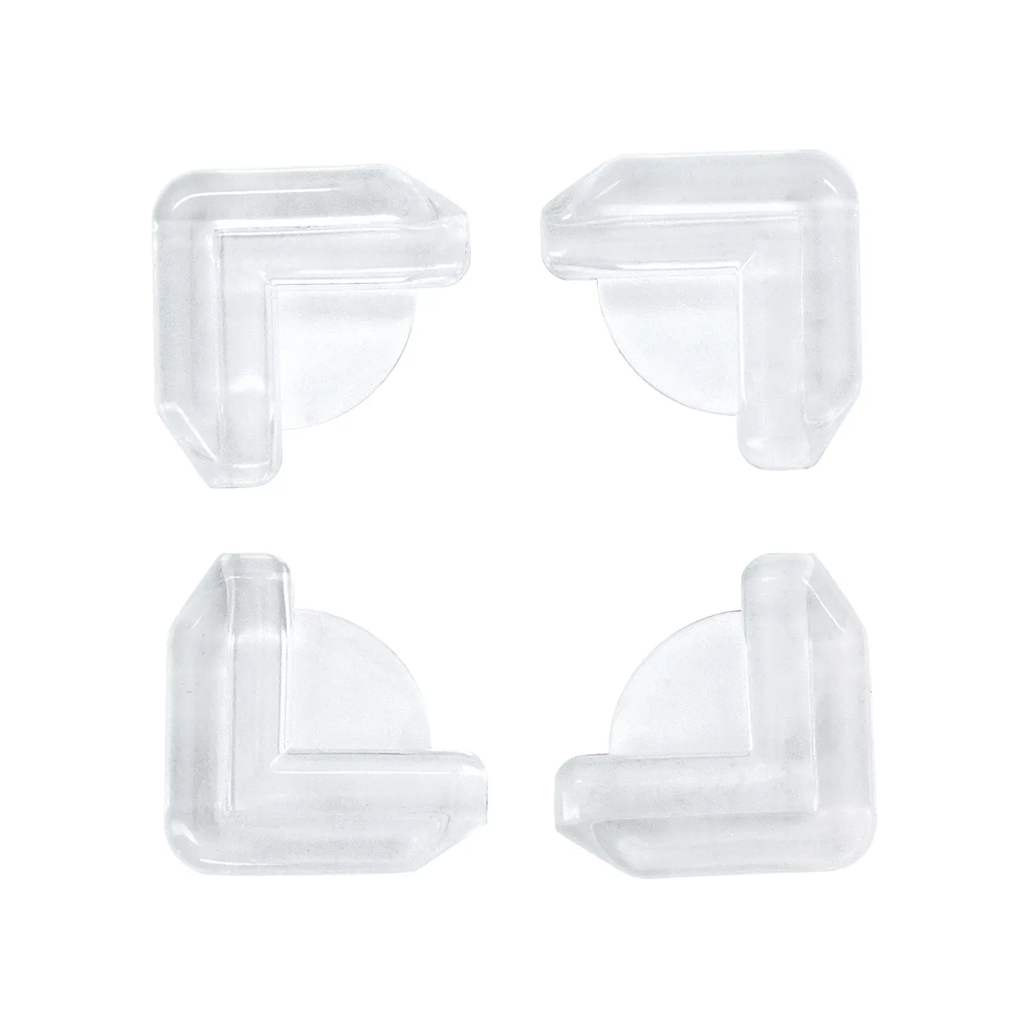 Kikkaboo Kit de protección de esquina en forma de L para bebés (x4) WHITE