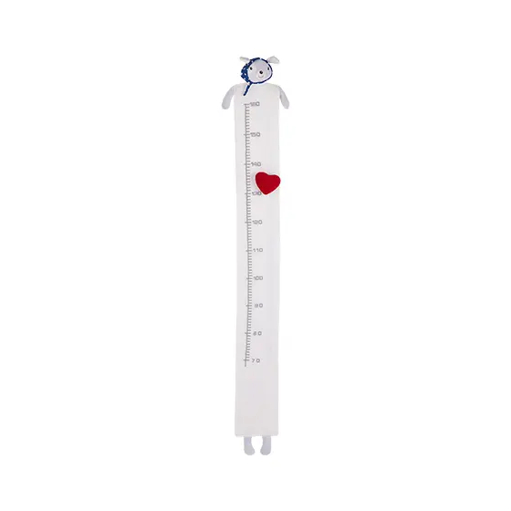 Kikkaboo Peluche medidora de crecimiento Love Rome GRAY