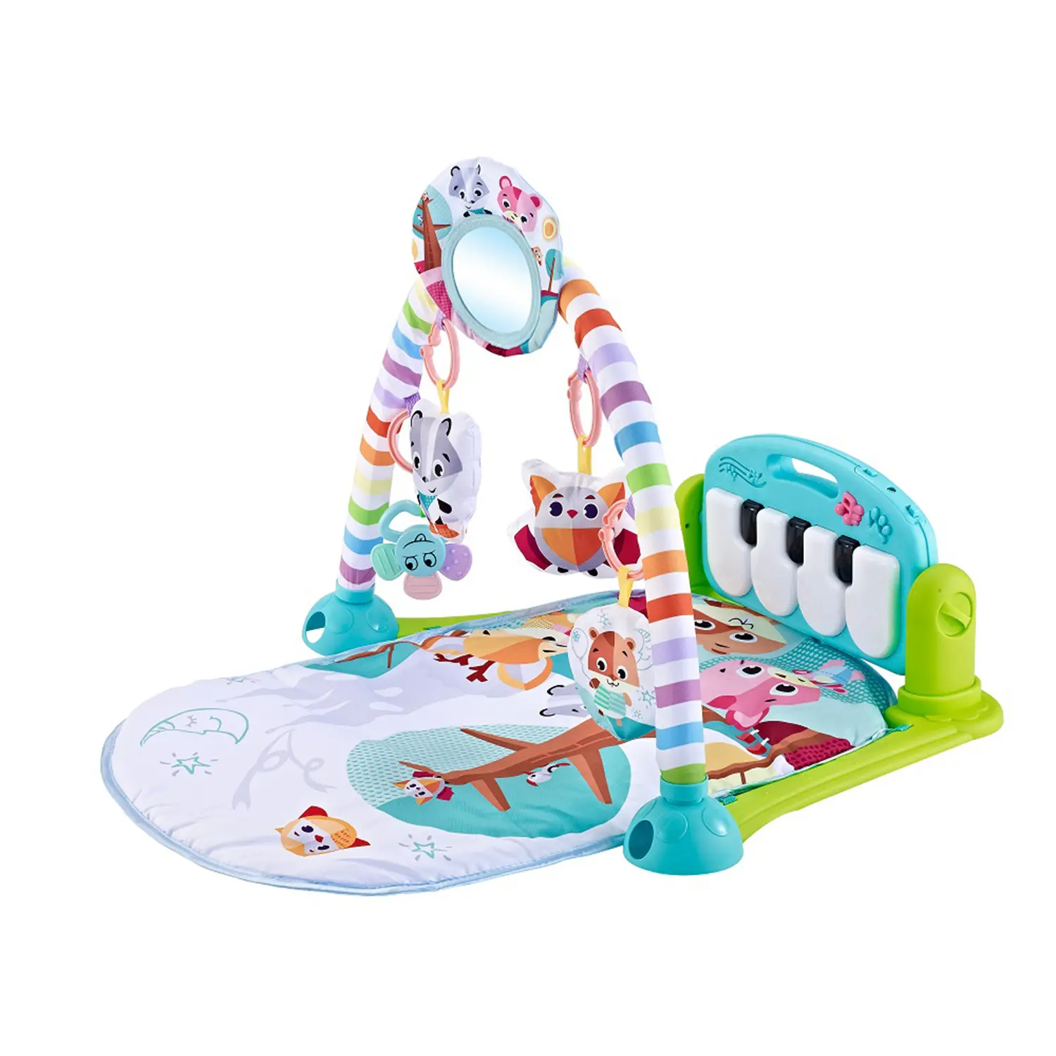 Kikkaboo Alfombra de juego Piano BLUE