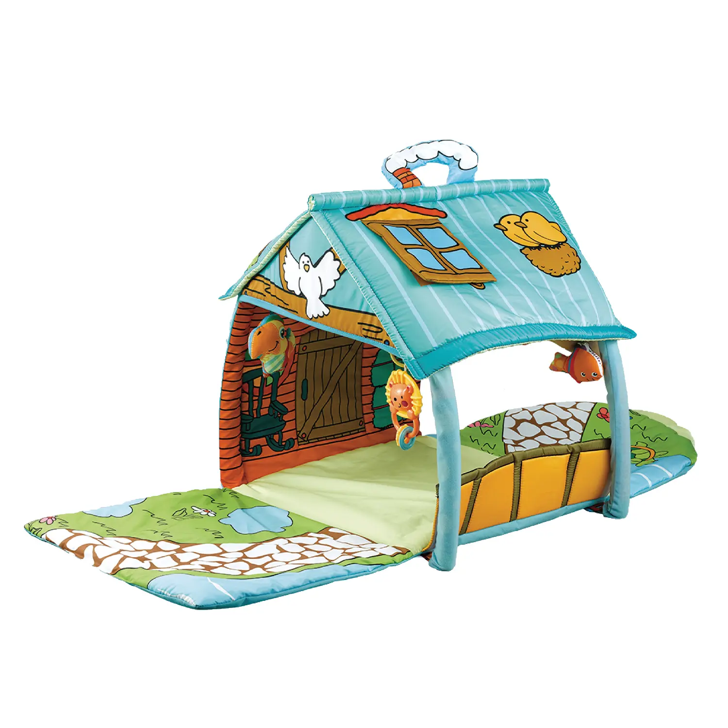 Kikkaboo Alfombra de juego Casa MULTICOLOR