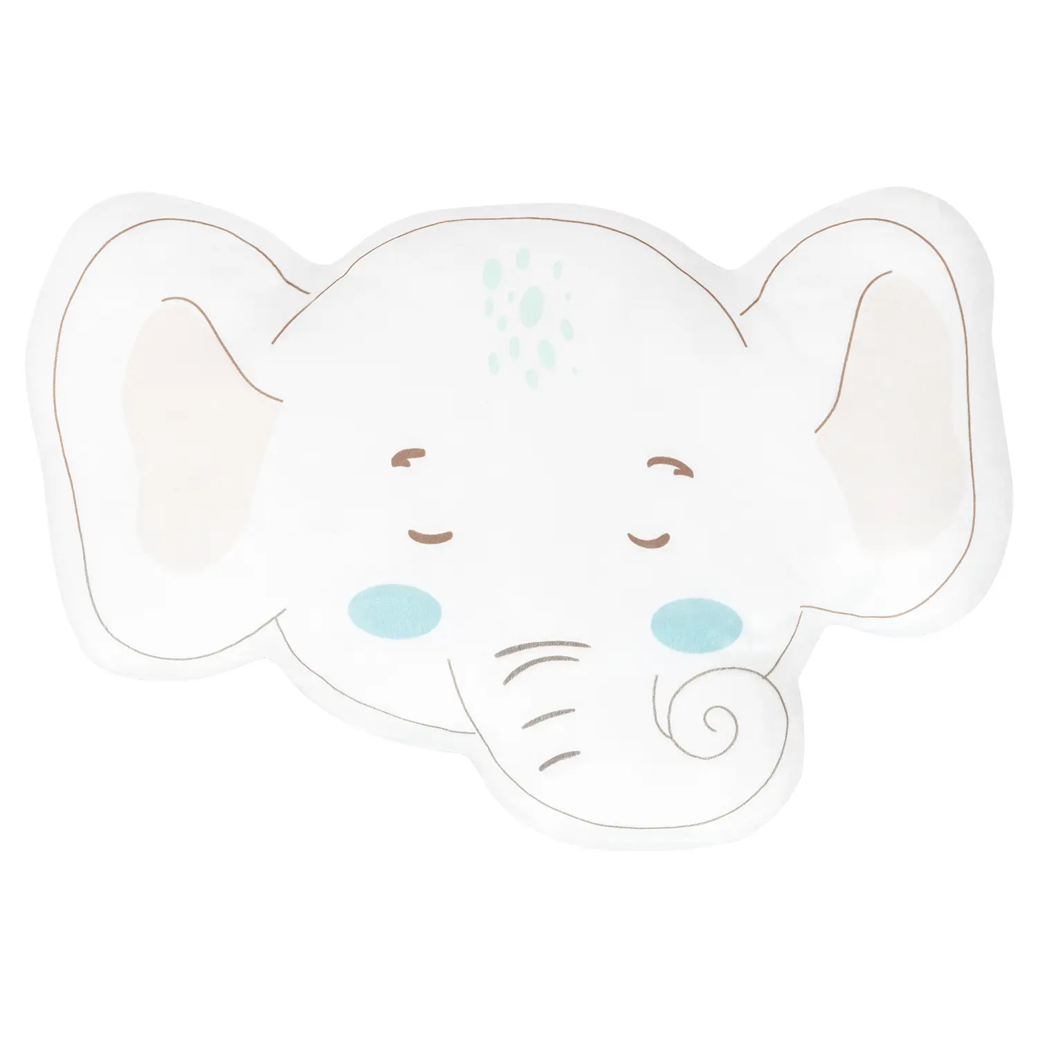 Kikkaboo Cojín de peluche Elephant Time WHITE