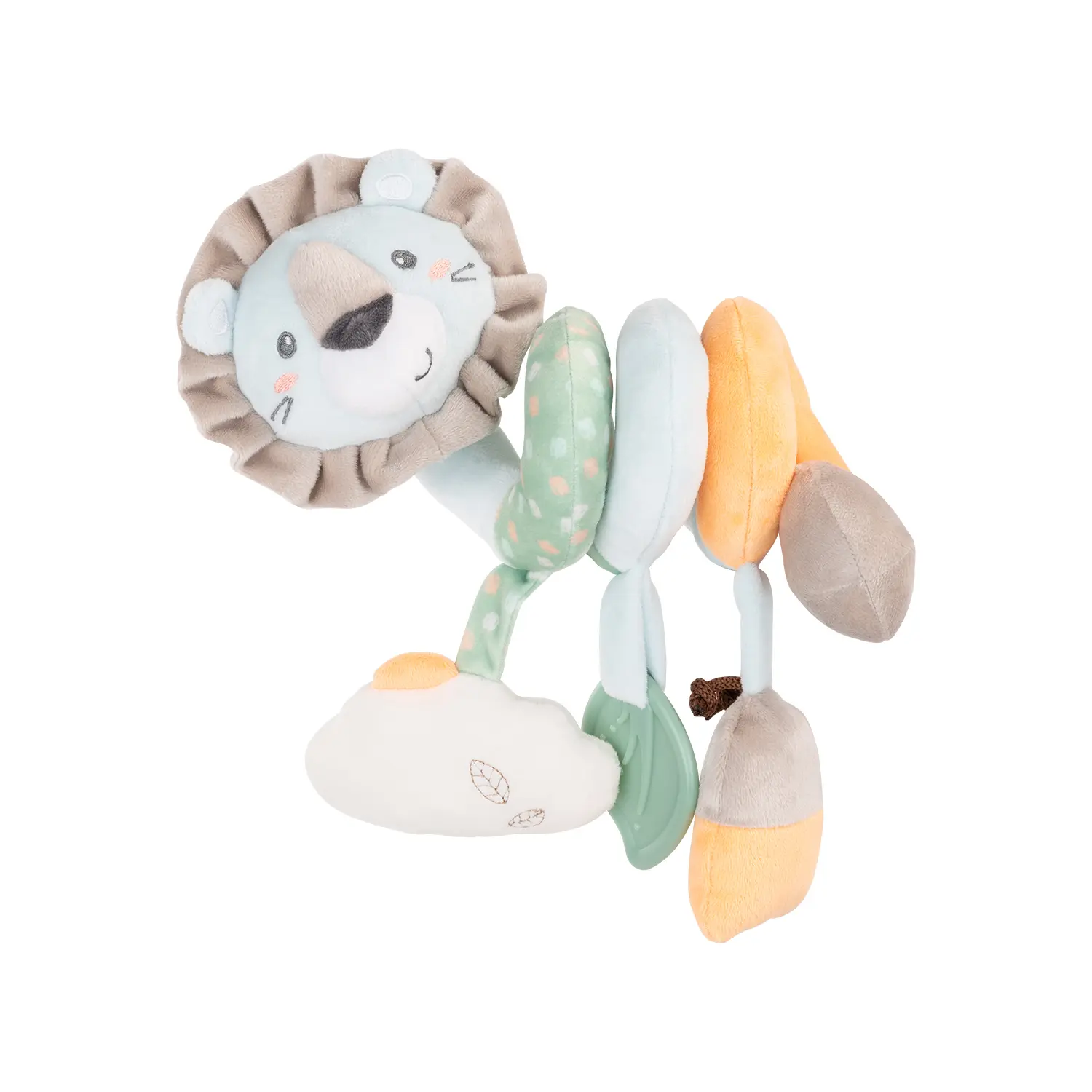 Kikkaboo Peluche espiral horizontal Jungle King MULTICOLOR