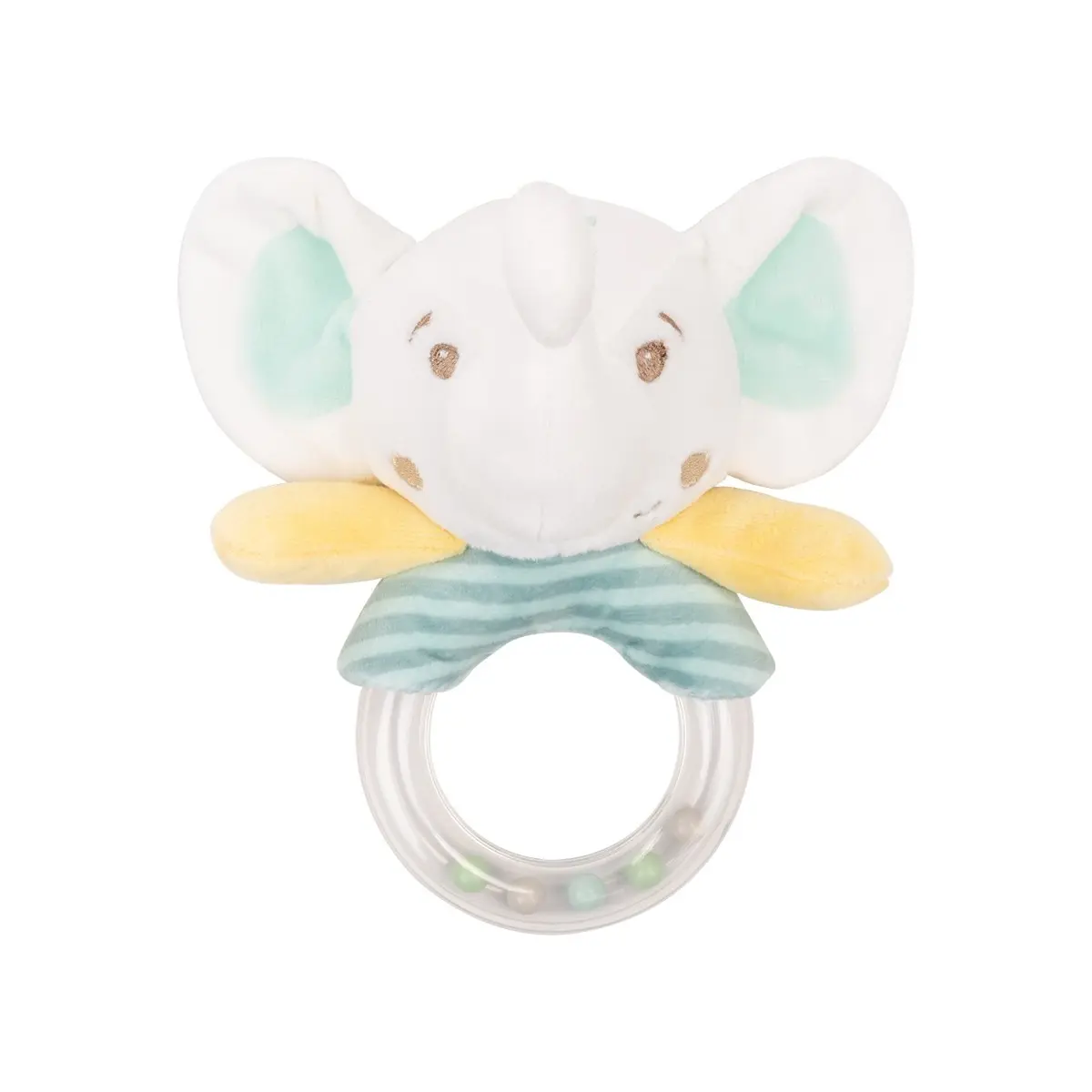 Kikkaboo Sonajero de peluche Elephant Time WHITE
