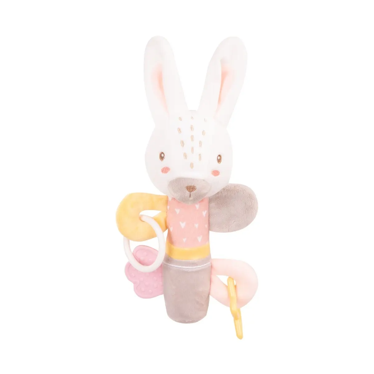 Kikkaboo Peluche con sonido Rabbits in Love WHITE